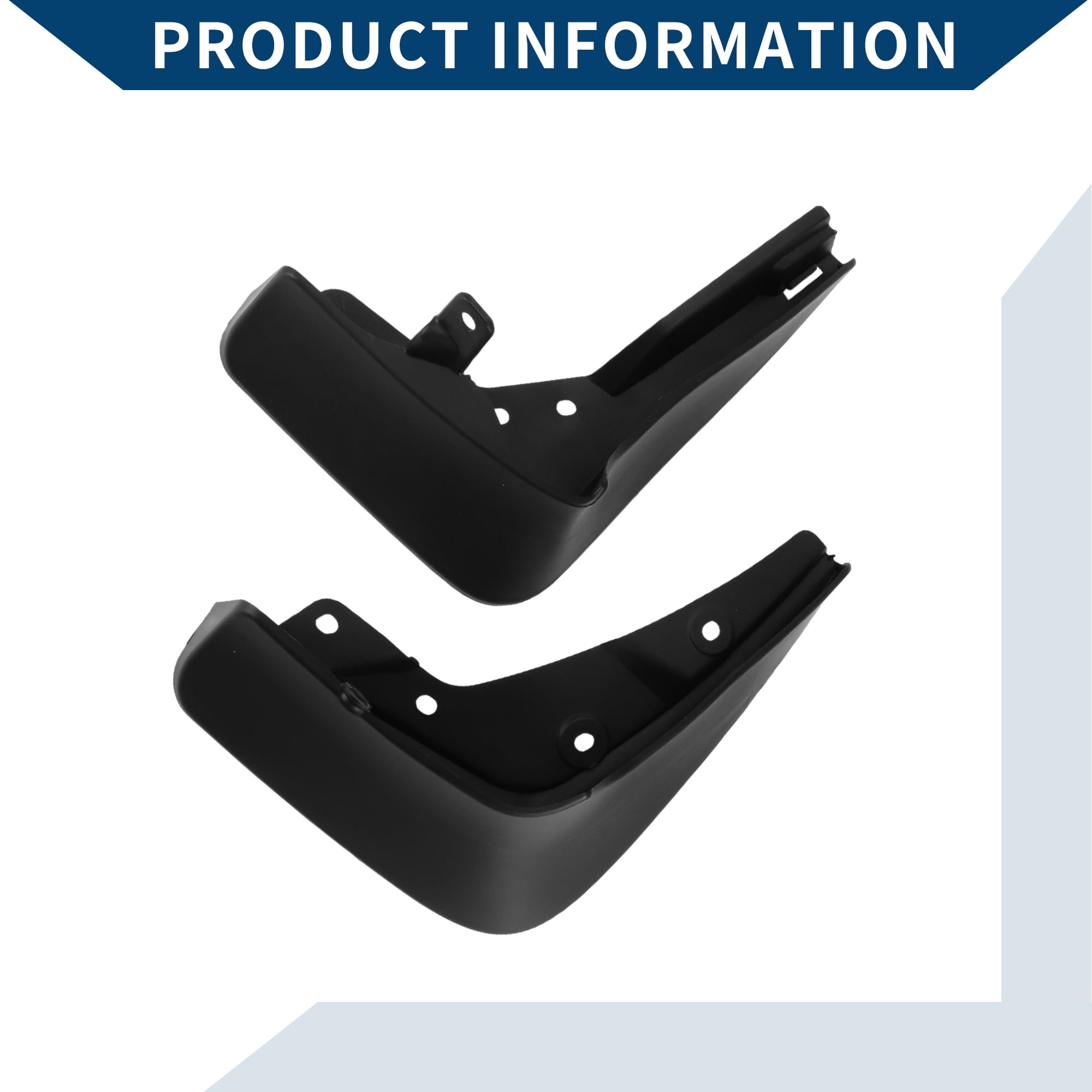 Unique Bargains Mud Flaps Splash Guards W/Mount  Accessories for Mercedes-Benz C Class(Sport)2021-2023 Front and Rear Mud Guards 1 Set