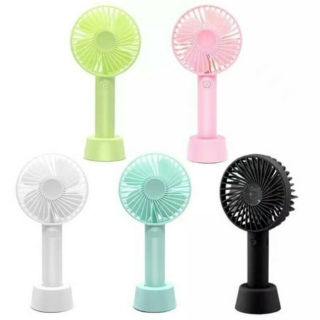 

Usb Rechargeable Portable Fan 3-speed Adjustable Mini Handy Fan Convenient Pocket Size Air Cooler