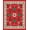Red, Pattern 2, variant on ODIKA 2x3 Machine Washable Non-Slip Area Rug, Festive Cane Swirl Latch Hook Kit High Traffic Rug, Red, 647129