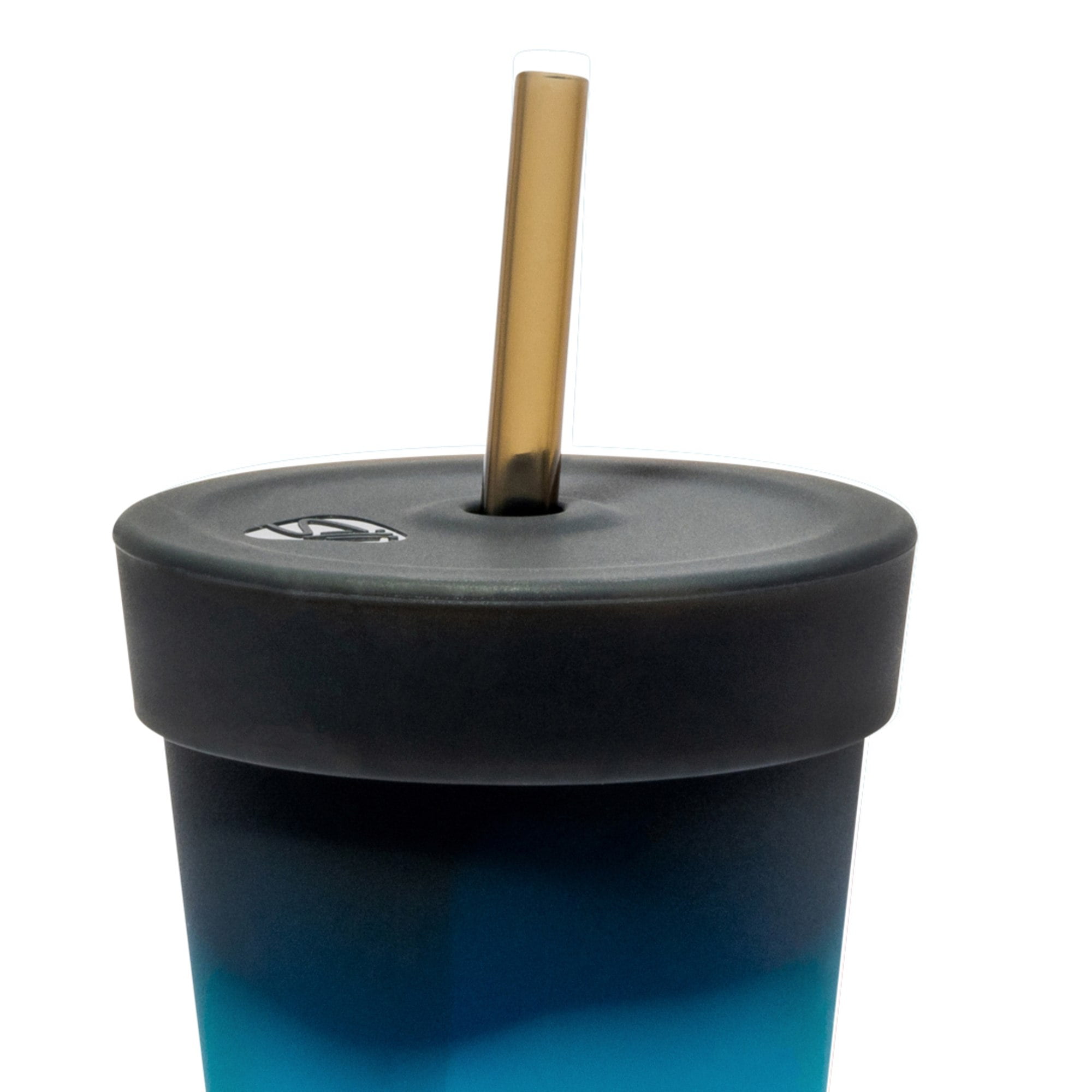 Silipint: Silicone Kids 8oz Straw Tumblers, 2 Pack, Moon Beam & Mountain Air