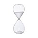 thumbnail image 1 of Relojes de arena de cristal con personalidad: temporizador de arena redondo de 5/30/60 minutos, azul, 30 minutos, 1 of 5