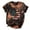 Black womens tops summer, variant on USSUMA Womens Tops Dressy Casual Summer Short Sleeve Sunflower Graphic Shirts for Women Trendy 4th of July Tie Dye Crewneck T-Shirts Blouses for Women Plus Tunic