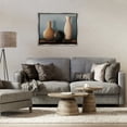 thumbnail image 3 of Stupell Industries Rustic Pottery Still Life Furniture Painting Gray Floater Framed Canvas Art Print Wall Art, 31 x 25, 3 of 10