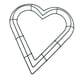 thumbnail image 2 of Marco de alambre con forma de corazón para hacer coronas florales, manualidades DIY para la decoración de fiestas de Año Nuevo 30 centimetros, 2 of 9