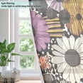 thumbnail image 4 of Yayeee Window Curtains Set of 2 for Living Room Light Filtering 63"x52", Beige Flowers, 4 of 7