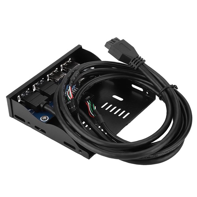 3.5 Pulgadas 4 Puertos Alta Velocidad USB3.0+USB2.0 Panel Frontal de DiChete para La LACA BASE DE DESCRITORIO