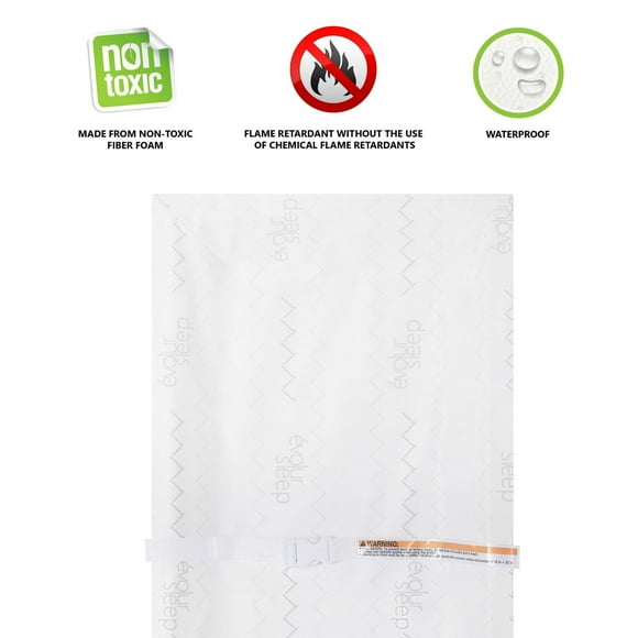 Matelas à Langer Contour 3 Faces Evolur avec 2 housses en coton, Modèle #286