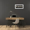thumbnail image 3 of Greene, Taylor 24x12 White Modern Wood Framed Museum Art Print Titled - OPTICAL JESUS, 3 of 4
