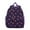 Purple, variant on Red Berry Print Backpack with Strawberries and Flowers, Small Kawaii School Bag for Summer Travel