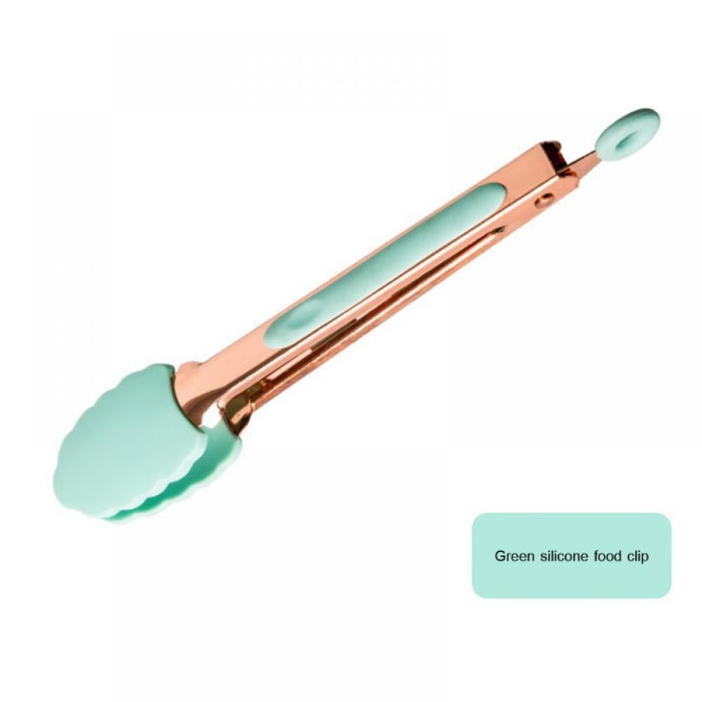 8.2Inch Stainless Steel Locking Tongs With Silicone Tips And Soft Grips Kitchen Tool