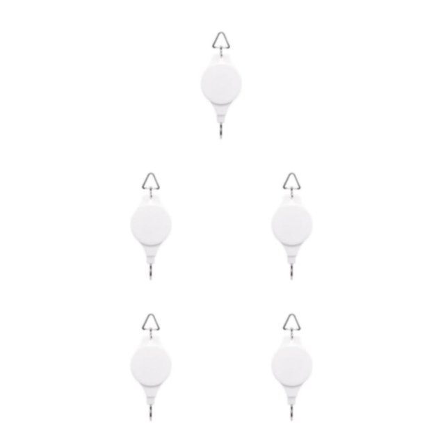 Speravity Cesta de jardín, macetas, gancho colgante, polea ajustable para plantas, elevación retráctil, exterior para balcón, juego de Type2 NO2