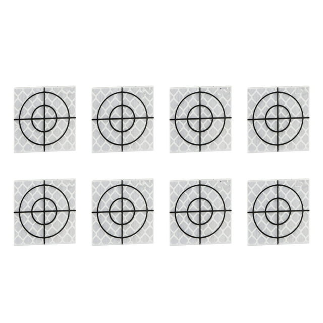 Reflective Sheets, 100PCS Waterproof Self Adhesive Multifunctional Station Reflector Sheet for Building Construction 3x3cm