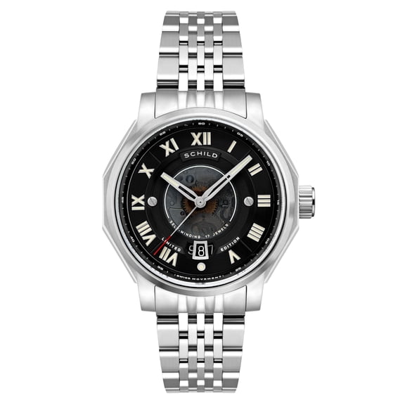 Schild Johann Stainless Steel 43mm Swiss Automatic Wristwatch SC-1003-22