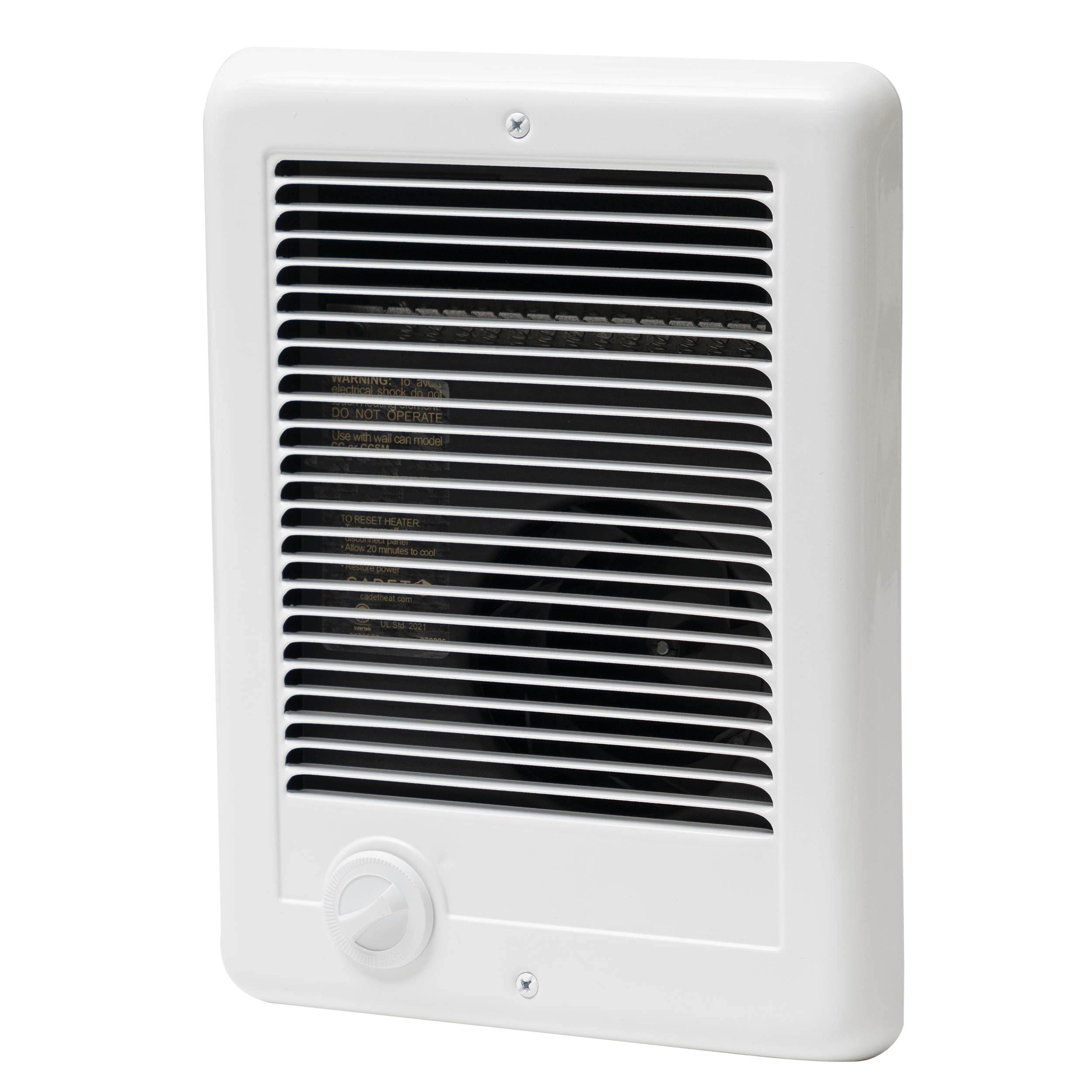 Cadet CSC101TW Wall Heater, 120V 1000W Com-Pak Plus - White - Walmart.com