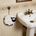 thumbnail image 4 of Kids Sheep Hand Towel Hanging Shape - Soft Absorbent Quick Dry for Kitchen Bathroom, 4 of 6