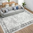 thumbnail image 2 of Haperlare Boho Tribal Distressed Area Rugs 10'x13' Large Grey Washable Non Shedding Carpet for Living Room Home Office, 2 of 7