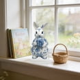 thumbnail image 6 of Home Decor Acrylic Rabbit Ornament Set, Modern Easter Bunny Sculpture for Living Room Desktop, Bookshelf, and Office Decoration, Minimalist Spring Holiday Accent for Tabletop and Shelf Display, 6 of 6
