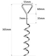 thumbnail image 2 of Kit d'Ancrage Robuste pour Trampoline, Balançoire, Camping, Tente pour Animaux, Cabanes, 2 of 5