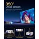thumbnail image 5 of ROVOMKO Proyector con WiFi 5G Bluetooth 4K 1080P Native Full HD Soporte 8K 600 ANSI 18000 lúmenes para cine en casa, Compatible con Android/IOS/Portátil/XBox/PS4/TV Stick/HDMI/USB/AV/TF Card/VGA/IR, 5 of 5
