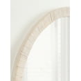 thumbnail image 4 of Kate and Laurel Rahfy Boho Round Rattan Mirror, 28 Inch Diameter, White, Decorative Circle Mirror with Wrapped Authentic Rattan Frame for Vanity Bathroom Mirror, 4 of 10