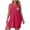 Hot Pink, variant on SBYOJLPB Casual Nightgown Dress For Women Printed Pattern Relaxed Sleeveless V-neck Comfortable Home Sleep Nightdress