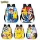 thumbnail image 2 of Mochila escolar de Pokemon para adolescentes, niños y niñas, Pikachu personalizado, bolsa de viaje de gran capacidad, Ash Ketchum, mochila para niños con dibujos animados hola suerte unisex, 2 of 2