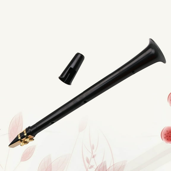 WHAMVOX  8 -Hole Mini Sax Portable Woodwind Toy Saxophone for Kids Pocket Alto Black