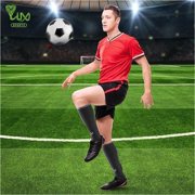 LUX Football Arm Sleeves Black Compression Performance UV Protection Moisture Wicking Medium