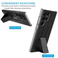 thumbnail image 4 of eBizware Samsung Galaxy S23 Ultra Belt Clip Holster Case Combo Shell Slim Rugged Case with Kickstand Swivel Shockproof Cover for Samsung Galaxy S23 Ultra 5G (6.8 inch) 2023, Black, 4 of 9