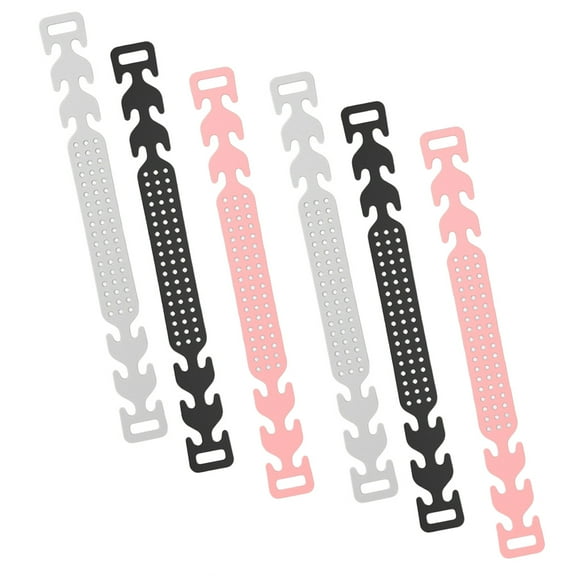 NICEXMAS Strap Extension Buckle Prevent Slipping 6Pcs Pink for Mask Rope
