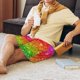 thumbnail image 5 of Balery Colorful Glitter Pantalones cortos de pijama de punto de algodón para hombre con cinturilla y bolsillos-Large, 5 of 6