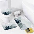 thumbnail image 2 of GZHJMY Bathroom Mat set of 3， 2148126965 3 Pieces Bath Mats Set for Bathroom, Vintage Style Non-Slip Washable Cover Floor Rug Decorations for Kitchen Bathroom Bedroom, 2 of 6