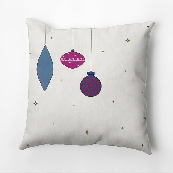 16" x 16" Simply Daisy Light Bright Polyester Accent Pillow, Pink (1 Count)