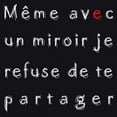 thumbnail image 3 of Cilpa, Audrey and Fabrice 15x15 Black Modern Framed Museum Art Print Titled - Avec un miroir, 3 of 5