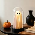 thumbnail image 6 of Halloween Night Light Ghost Cloche Dome Color Changing LED Battery Tabletop Lamp by OVFUIZ, 6 of 6
