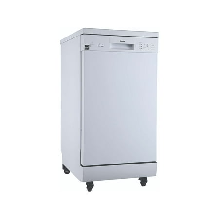 Danby 18&quot; Portable Dishwasher, White DDW1805EWP