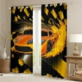thumbnail image 2 of Feelyou Extreme Racing Car Blackout Curtains Set of 2 (52x84 Each), Modern Speed Sports Window Curtains, Teens Boys Girls Kids Curtains and Drapes, Blackout Curtains Bedroom Decor, 2 of 6