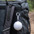 thumbnail image 5 of CSStudio Portable Disposable Rain Poncho Keychain Ball, Waterproof Hooded Emergency Raincoat with Clip Hook for Backpack, Compact Rain Gear for Adults Travel Camping Hiking, Single Unit, 5 of 5