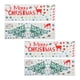 thumbnail image 3 of rollos de pegatinas navideñas para ventana, decoraciones de fondo con patrón de ciervo, pegatinas removibles para pared, 3 of 8