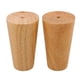 thumbnail image 2 of 4 patas de muebles cónicas de madera de 10*6*3,8 cm, 2 of 3