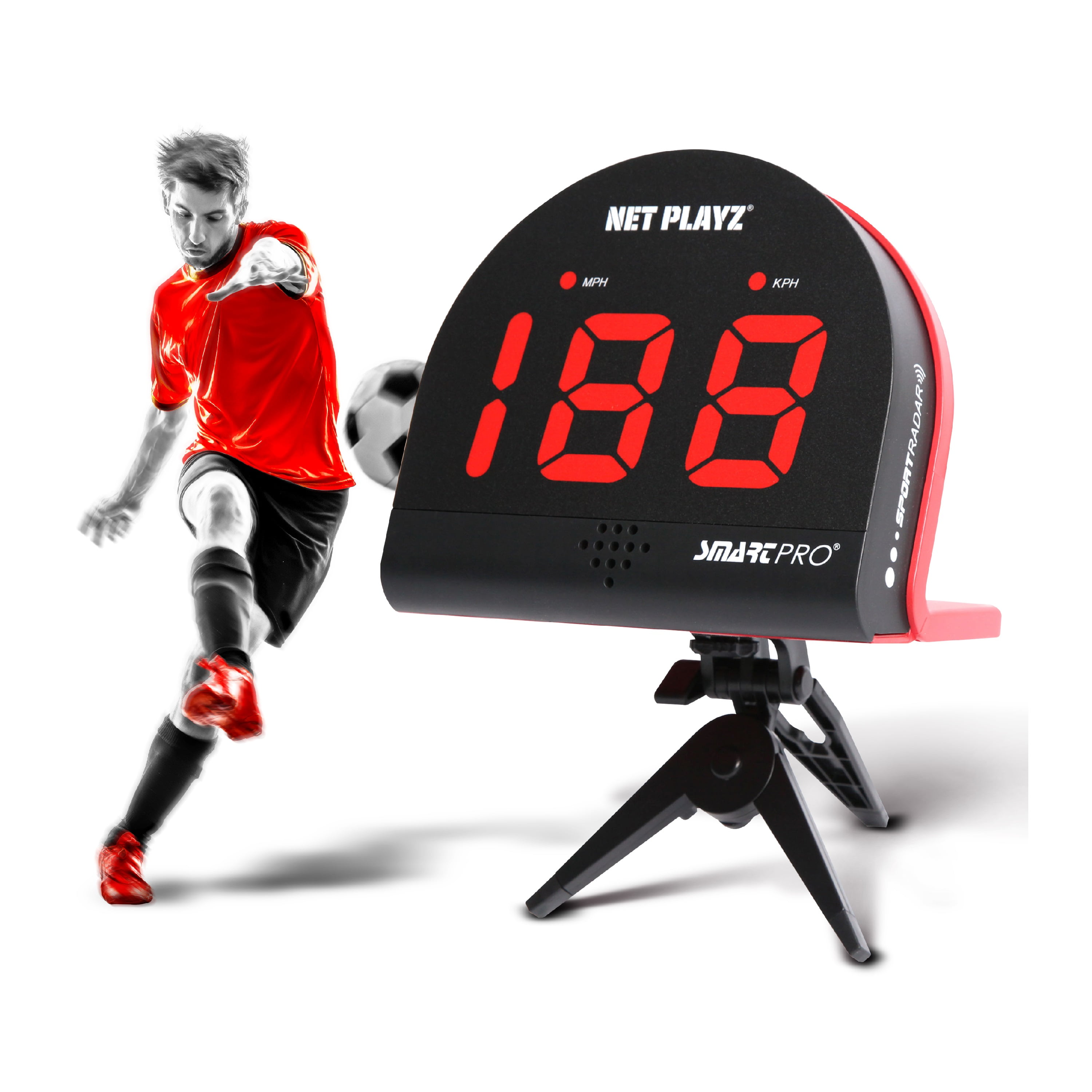 Soccer Radars NetPlayz Speed Sensors Training Equipment (HandsFree