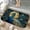 Peacock, variant on 1pc Horses Pattern Absorbent Non-Slip Bathroom Thickened Flannel Rug Decor,Soft,Quick Drying,Suitable For Indoor/outdoor Use,Bathrooms,Bedrooms,Kitchens,Terrace,Laundry Rooms,16"x24"