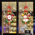 thumbnail image 2 of Pegatinas de pared de decoración navideña, autoadhesivas electrostáticas, ventanas de exhibición de vidrio, árboles de Navidad cortados de papel, copos de nieve, regalos, 2 of 4