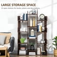 thumbnail image 4 of HOMCOM Tree Bookshelf, Modern Freestanding Bookcase with 13 Open Shelves, Display Unit for Living Room, Study or Office, Brown, 4 of 9