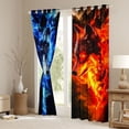 thumbnail image 3 of Homewish Blue Red Wolf Blackout Curtains Set of 2 (52x84 Each), Magic Rustic Animal Window Curtains, Teens Kids Boys Girls Curtains and Drapes, Blackout Curtains Room Decor, 3 of 6