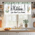 thumbnail image 3 of Laundry Room Window Valance,Vintage Farmhouse Rustic Watercolor Hanging Clothes Laundry Windows Small Short Treatment Drapes for Living Room Kitchen 1 Piece,54x18 Inch, 3 of 4