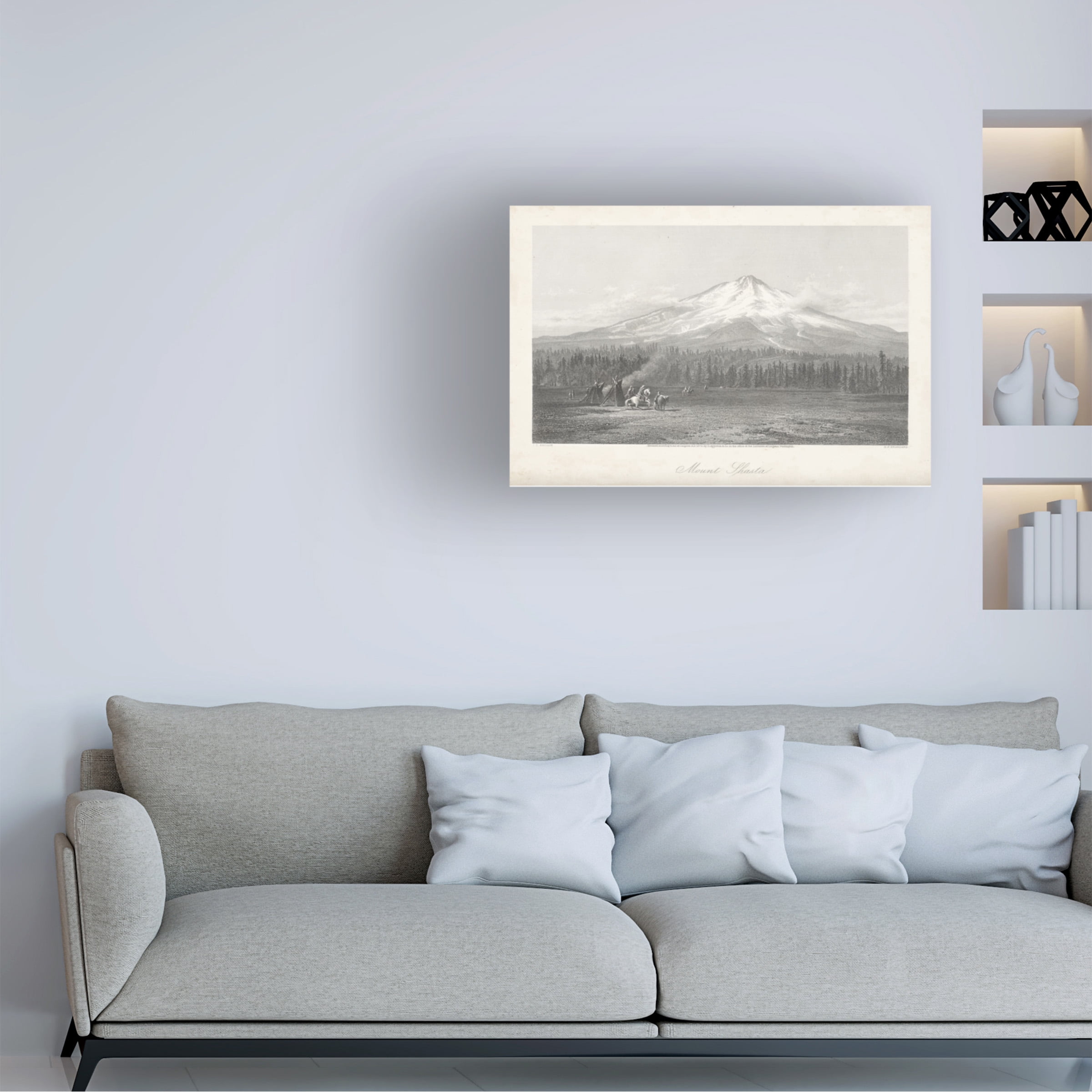 William Cullen Bryant 'Mount Shasta' Canvas Art