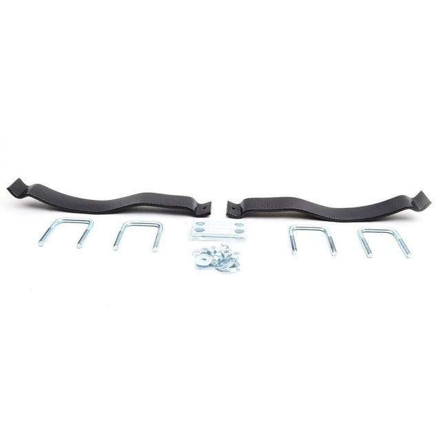 Hellwig Helper Spring Kit 2002 Traction Spring; Leaf Spring Design; Rear Upper; 2000 Pound Load Capacity; Steel; With 2 Half Springs Mounting Forward Of Axle/U Bolts/Hardware