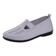 thumbnail image 2 of IEMIEMIEM Orthopedic Dress Shoes for Women Arch Support Tennis Shoes Wide Width Non Slip Slip on Hiking Shoes Mesh Stretch Comfort 2026 New Foam Shoes Gray 6.5 Wide, 2 of 5