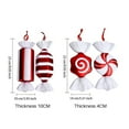 thumbnail image 3 of Billuyoard Decoración de Navidad 32CM rojo y blanco DIY caramelo colgante colgante árbol de Navidad decoración de fiesta Barra de herramientas No. 4 Billuyoard HA044707-04, 3 of 6